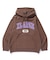 COLLEGE LOGO KNIT PULLOVER HOODIE