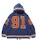 ZIP UP HOODED KNIT