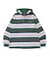 STRIPE HOODED L/S SHIRT
