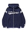 LINE ZIP UP HOODED SWEATSHIRT