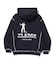 CONTRAST STITCH PULLOVER HOODED SWEATSHIRT