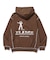CONTRAST STITCH PULLOVER HOODED SWEATSHIRT