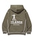 CONTRAST STITCH PULLOVER HOODED SWEATSHIRT