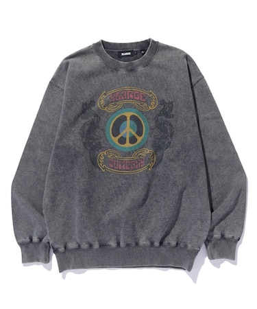 OVERDYED CREST CREWNECK SWEATSHIRT