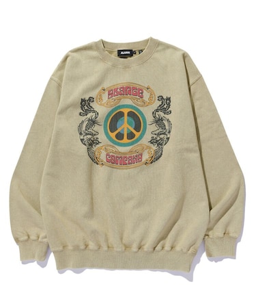 OVERDYED CREST CREWNECK SWEATSHIRT