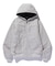 EMBOSSED OLD ENGLISH HOODED WORK JACKET