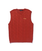 CABLE KNIT VEST