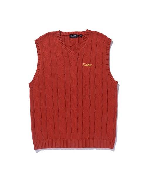CABLE KNIT VEST