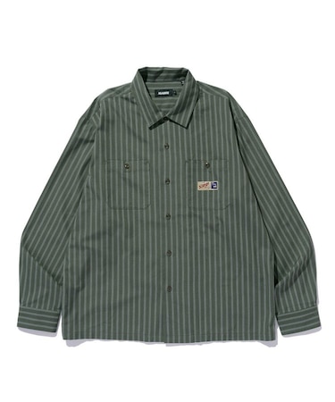 STRIPE WORK SHIRT