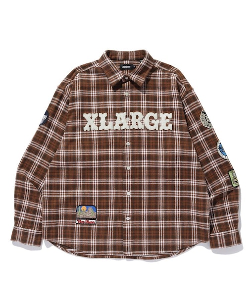 PATCHED FLANNEL SHIRT