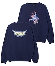 BURNING MONSTER CREWNECK SWEATSHIRT
