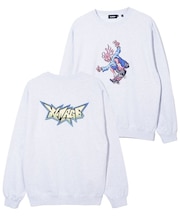 BURNING MONSTER CREWNECK SWEATSHIRT