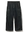 COLOR STITCHED DENIM CARGO PANTS