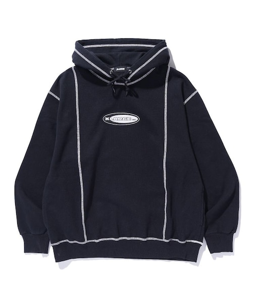 OVAL LOGO PULLOVER HOODED SWEATSHIRT