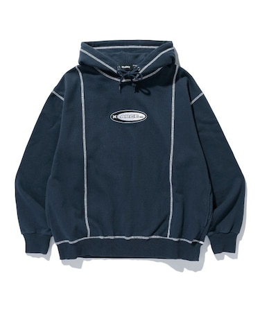 OVAL LOGO PULLOVER HOODED SWEATSHIRT