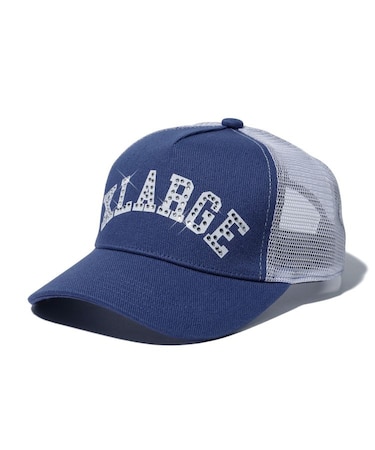 RHINESTONE LOGO MESH CAP