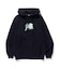 FLUORESCENT EMBROIDERED HOODED SWEATSHIRT