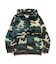 CAMO ZIP UP HOODED SWEATSHIRT