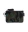 COW FUR COATED COIN AND CARD CASE