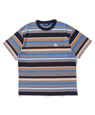 LA EMBROIDERY STRIPE S/S TEE