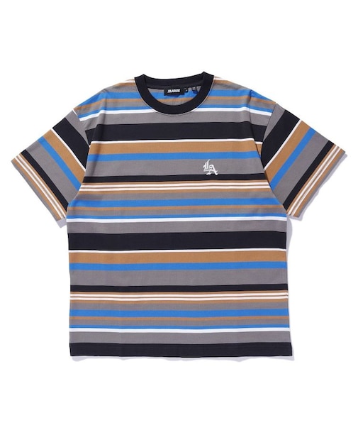 LA EMBROIDERY STRIPE S/S TEE