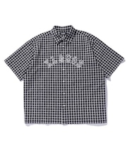 PATCH LOGO PLAID S/S SHIRT