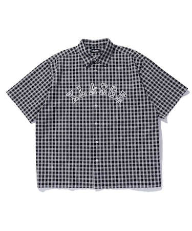 PATCH LOGO PLAID S/S SHIRT