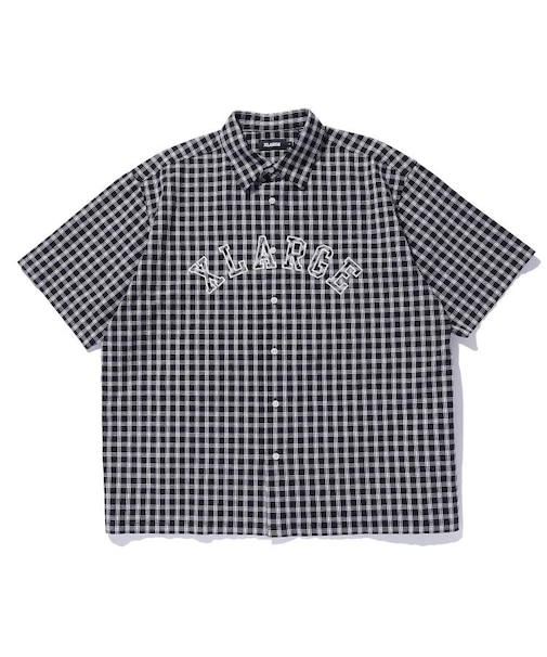 PATCH LOGO PLAID S/S SHIRT
