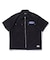 ZIP UP S/S WORK SHIRT