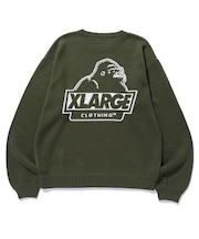 SLANTED OG CREWNECK KNIT TOP