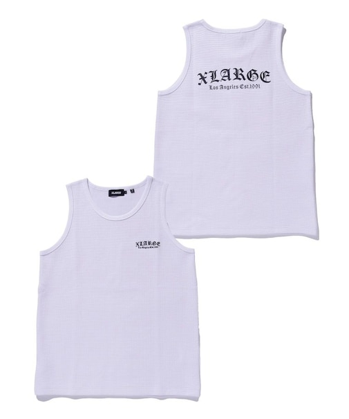 OLD ENGLISH WAFFLE TANK TOP