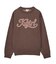 LETTERING LOGO JACQUARD KNIT TOP