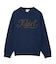 LETTERING LOGO JACQUARD KNIT TOP