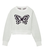 BUTTERFLY XG LOGO COMPACT KNIT TOP