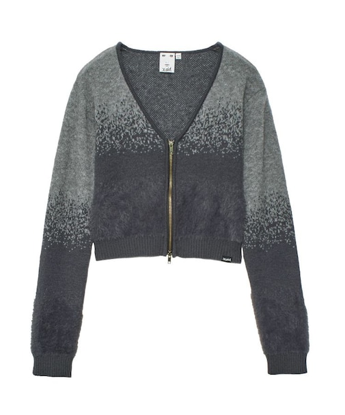 JACQUARD KNIT COMPACT CARDIGAN