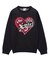 HEART LOGO JACQUARD KNIT TOP