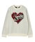 HEART LOGO JACQUARD KNIT TOP