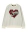 HEART LOGO JACQUARD KNIT TOP