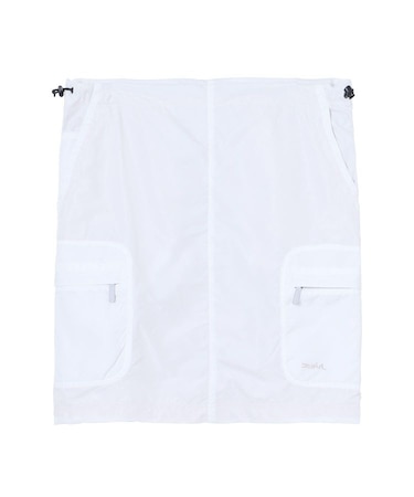 GATHERED WAIST CARGO SKIRT