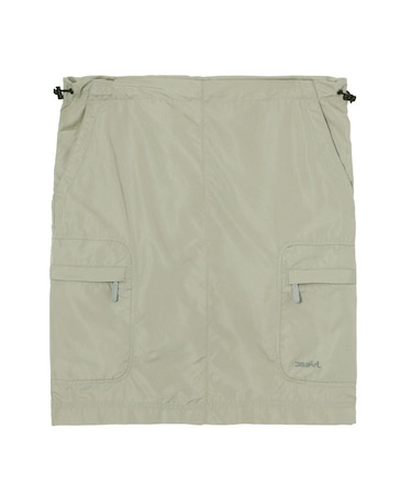 GATHERED WAIST CARGO SKIRT