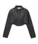 ZIP UP STAND COLLAR DENIM JACKET