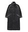 FADED STAND COLLAR LONG COAT