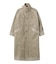 FADED STAND COLLAR LONG COAT