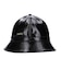 FAUX LEATHER METRO HAT