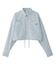 FACE LABEL CROPPED L/S SHIRT