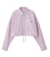 FACE LABEL CROPPED L/S SHIRT