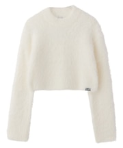 HIGH NECK COMPACT KNIT TOP
