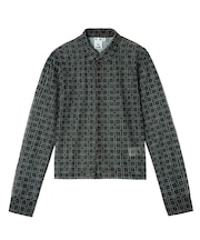 RETRO PATTERN MESH SHIRTS