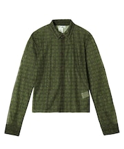 RETRO PATTERN MESH SHIRTS