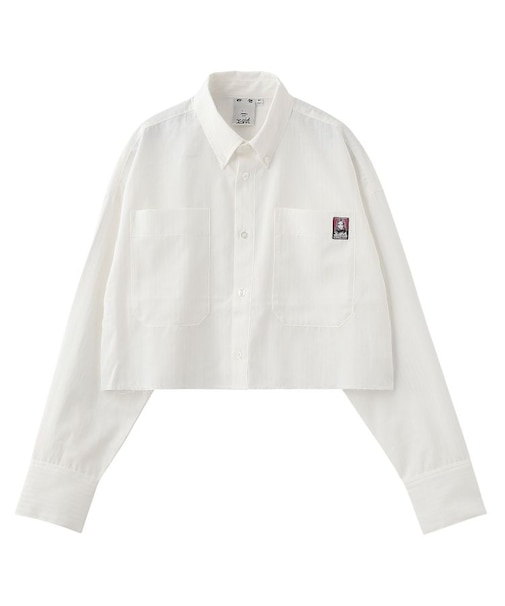 FACE CROPPED L/S SHIRT